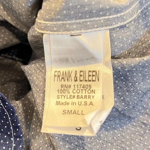Frank & Eileen set of 3 Barry cotton shirt size XS and S - Picture 10 of 11